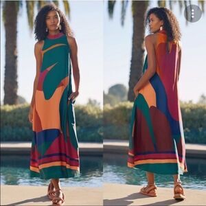 cross strap maxi dress Jersey Cross Strap Gown- Blush